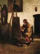 Barent fabritius Young Painter in his Studio oil painting reproduction